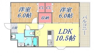 エスポワールの物件間取画像